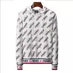 sweater homme fendi oversize ff find logo  hoodie